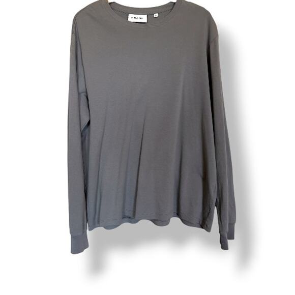 FRAME Men's Gray Long Sleeve Shirt Sz XL - Picture 1 of 5